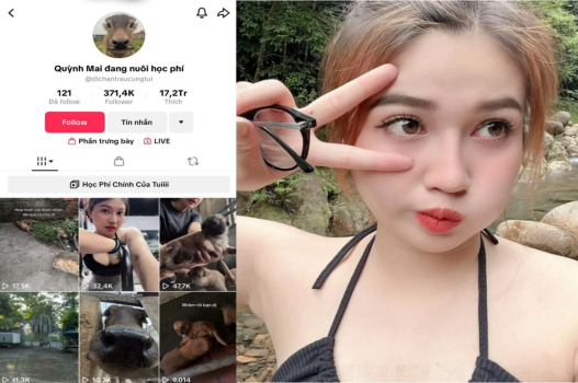 Gymer Quỳnh Mai mông to đụ sướng