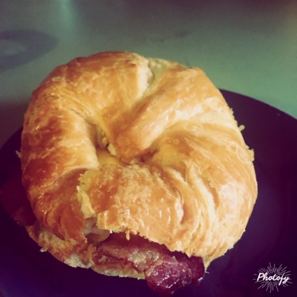 Croissant Breakfast Sandwich - The Different Mom Blog