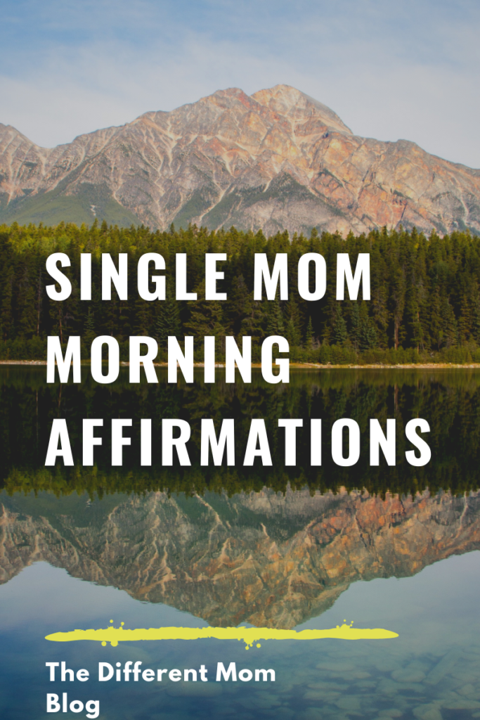 Get your morning affirmations for single moms here. Because every mom needs to know who they are! 