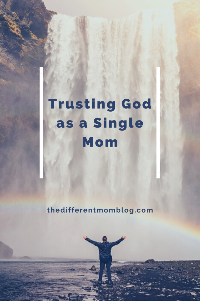 The Different Mom as a single mom offers up her go to scriptures for single moms to learn to trust in God